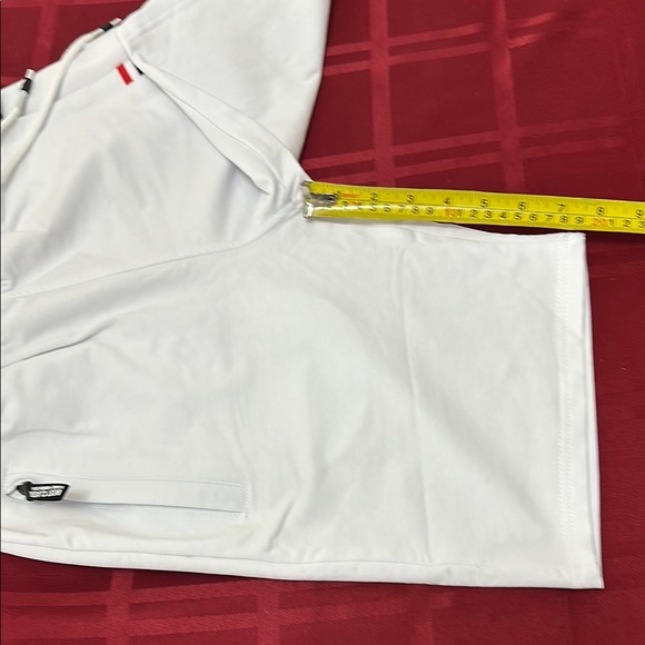 White Drawstring Shorts - Picture 9 of 9